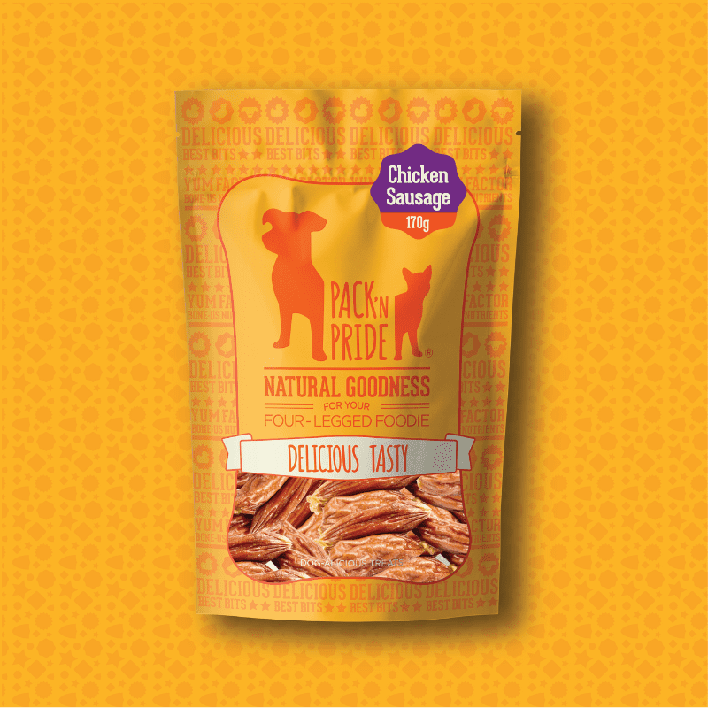 Packnpride Dog Treat Chicken Sausage 70g