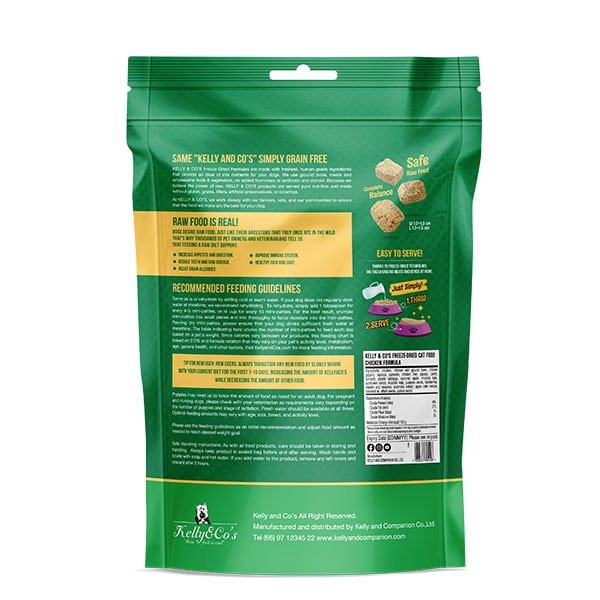 KELLY & CO’S FREEZE-DRIED RAW CAT FOOD CHICKEN FORMULA - Image 2