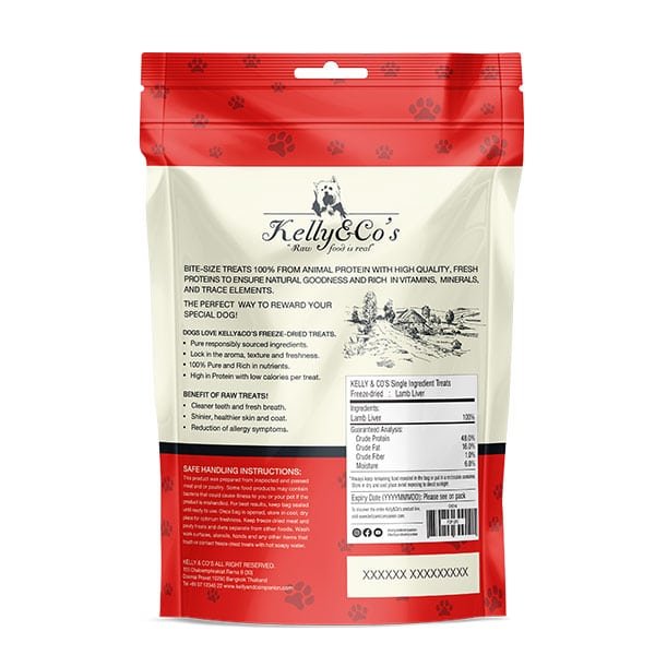 Kelly & CO’s Freeze Dried Raw Treat Lamb Liver - Image 3
