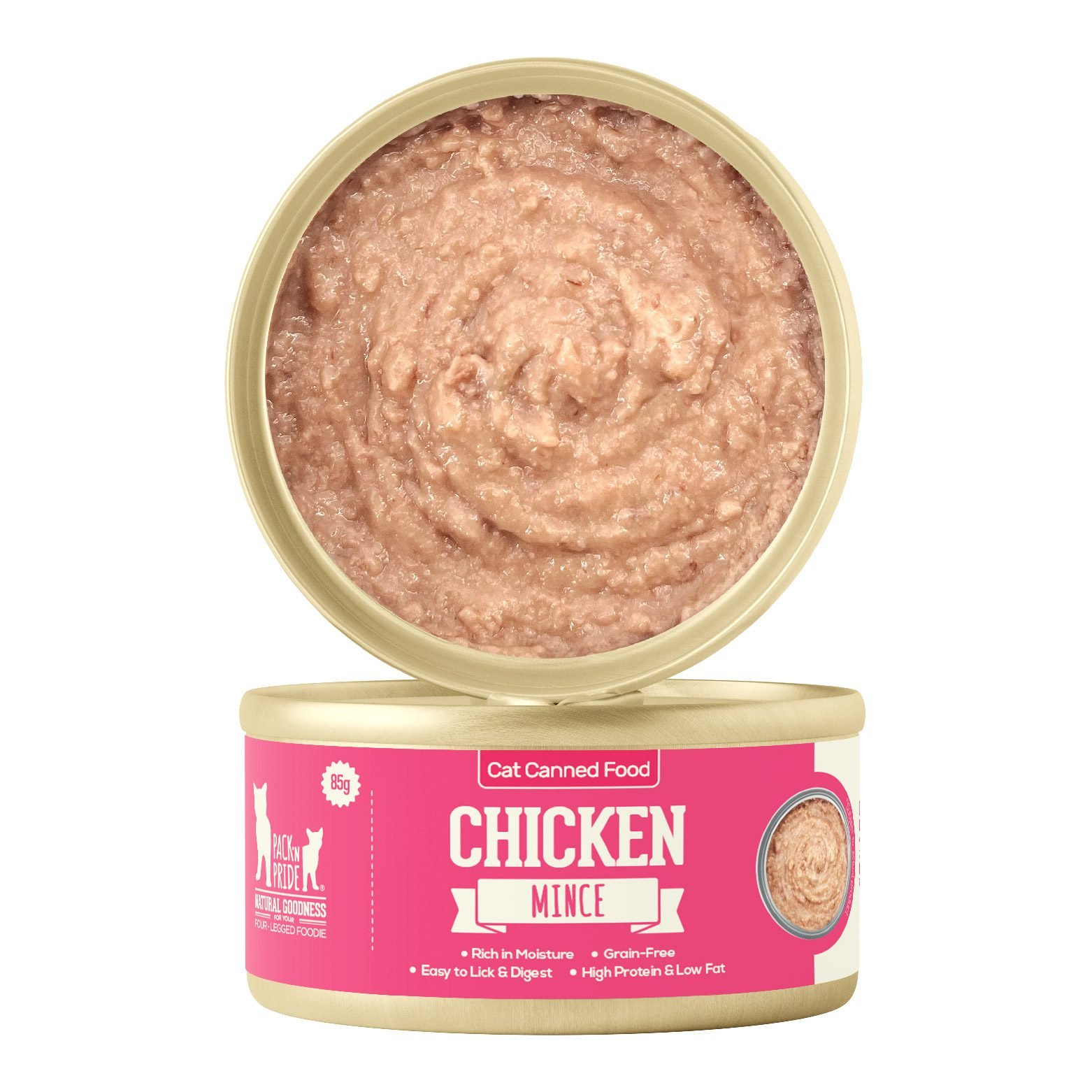 Pack’n Pride Canned Cat Mince wet food Canned Chicken