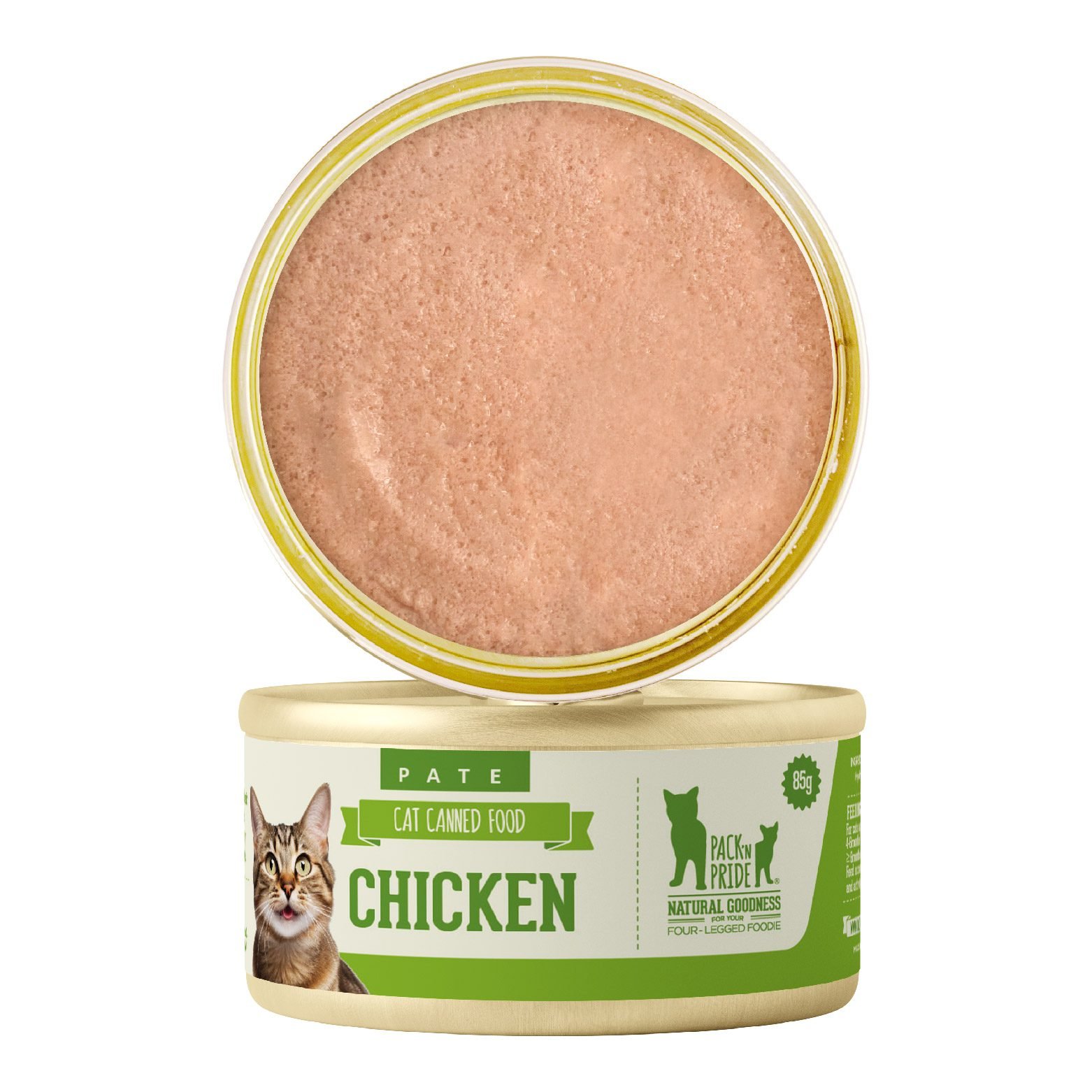 Pack’n Pride Canned cat Pate wet food Can Canned chicken