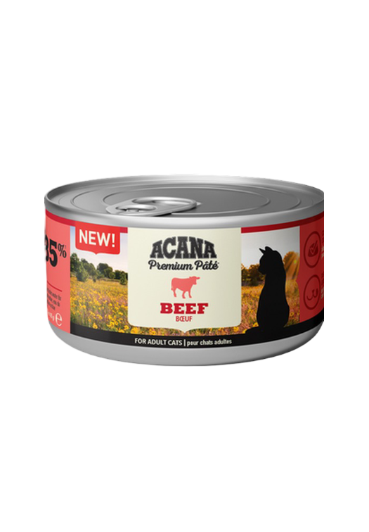 ACANA Premium Pate BEEF Wet Cat Food for Adult 85g