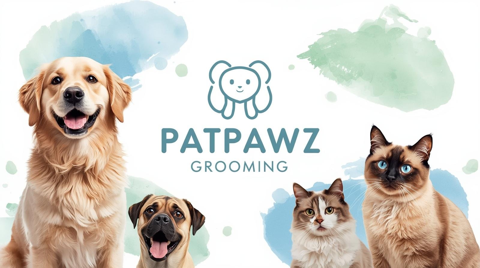 Happy cats and dogs from PAWZ family