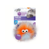 Colorful Furry Ball Cat Toy - Orange