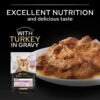 Purina Pro Plan Delicate Digestion Adult Cat Wet Food with Turkey in Gravy - 85g - Image 4
