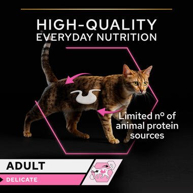Purina Pro Plan Adult Cat Delicate Mousse Rich In Turkey 85G - Image 2