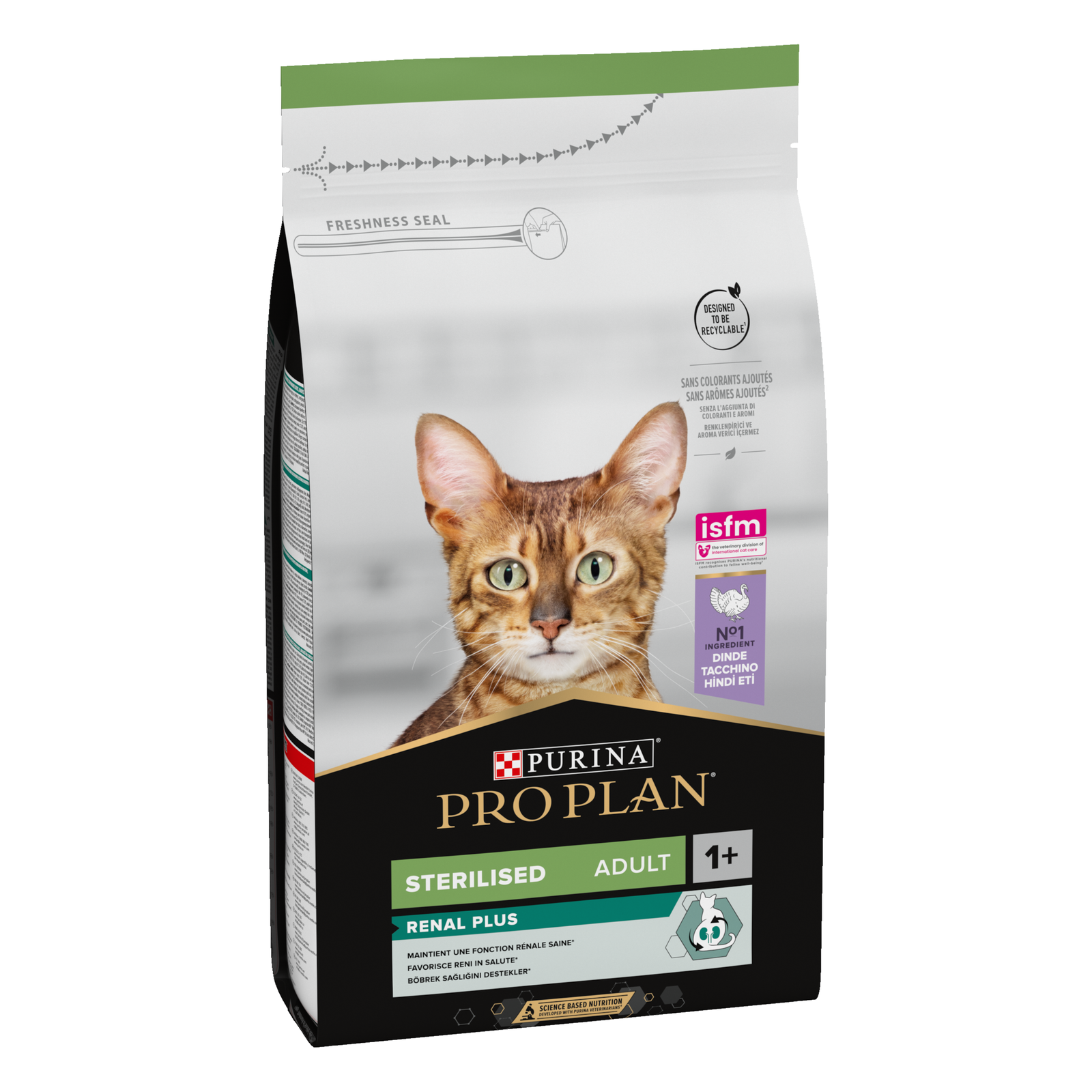 Purina Pro Plan Sterilised Renal Plus Adult Cat Dry Food with Turkey- 1.5kg