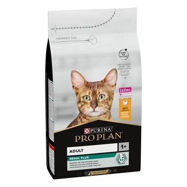 Purina Pro Plan Renal Plus Adult Cat Dry Food - Chicken 1.5kg