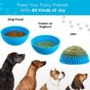 Wobble Lick Bowl Slow Feeder for Dogs - BLUE - Image 4