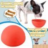Wobble Lick Bowl Slow Feeder for Dogs - RED - Image 3