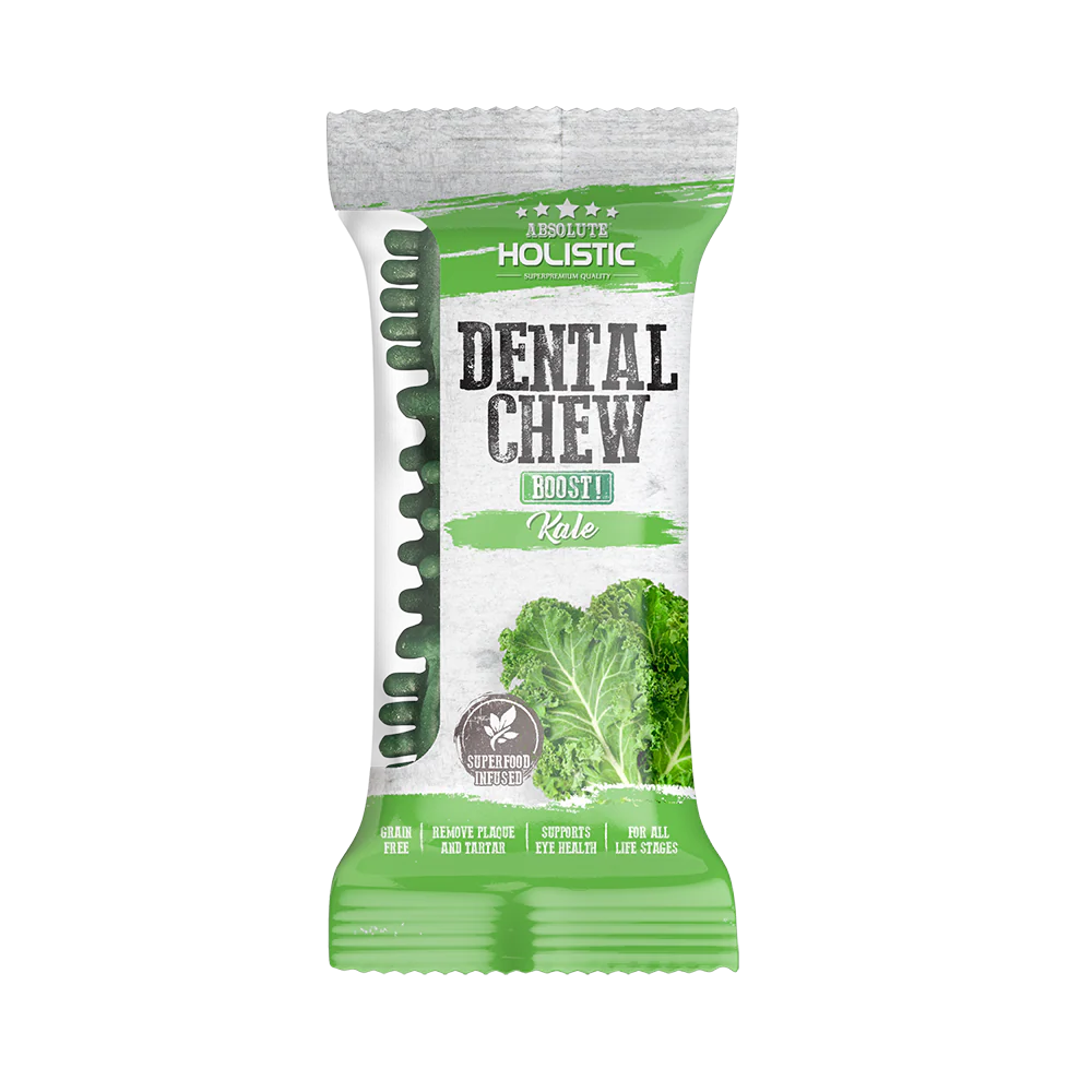 Absolute Holistic KALE Grain-Free Dental Dog Chew Treat 25g - Image 2