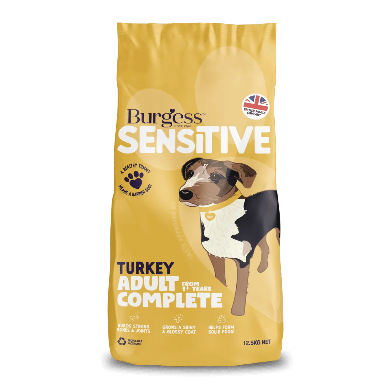 Burgess Sensitive Adult Dog Turkey - Image 3