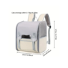 Pet Carrier Backpack for Cats & Dogs - GREY - Image 2