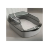 Cat Litter Box Set (Box + Shovel + Lid) Large - Grey