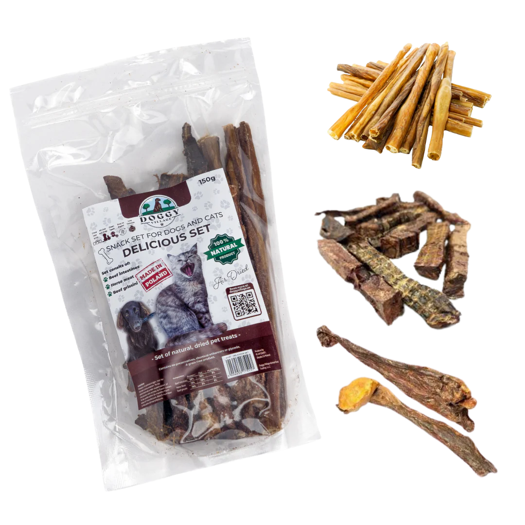 Doggy Village Delicious Set for Dog and Cats 150g