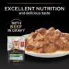 Purina Pro Plan Sterilised Maintenance Adult Wet Cat Food Beef In Gravy- 85G - Image 3