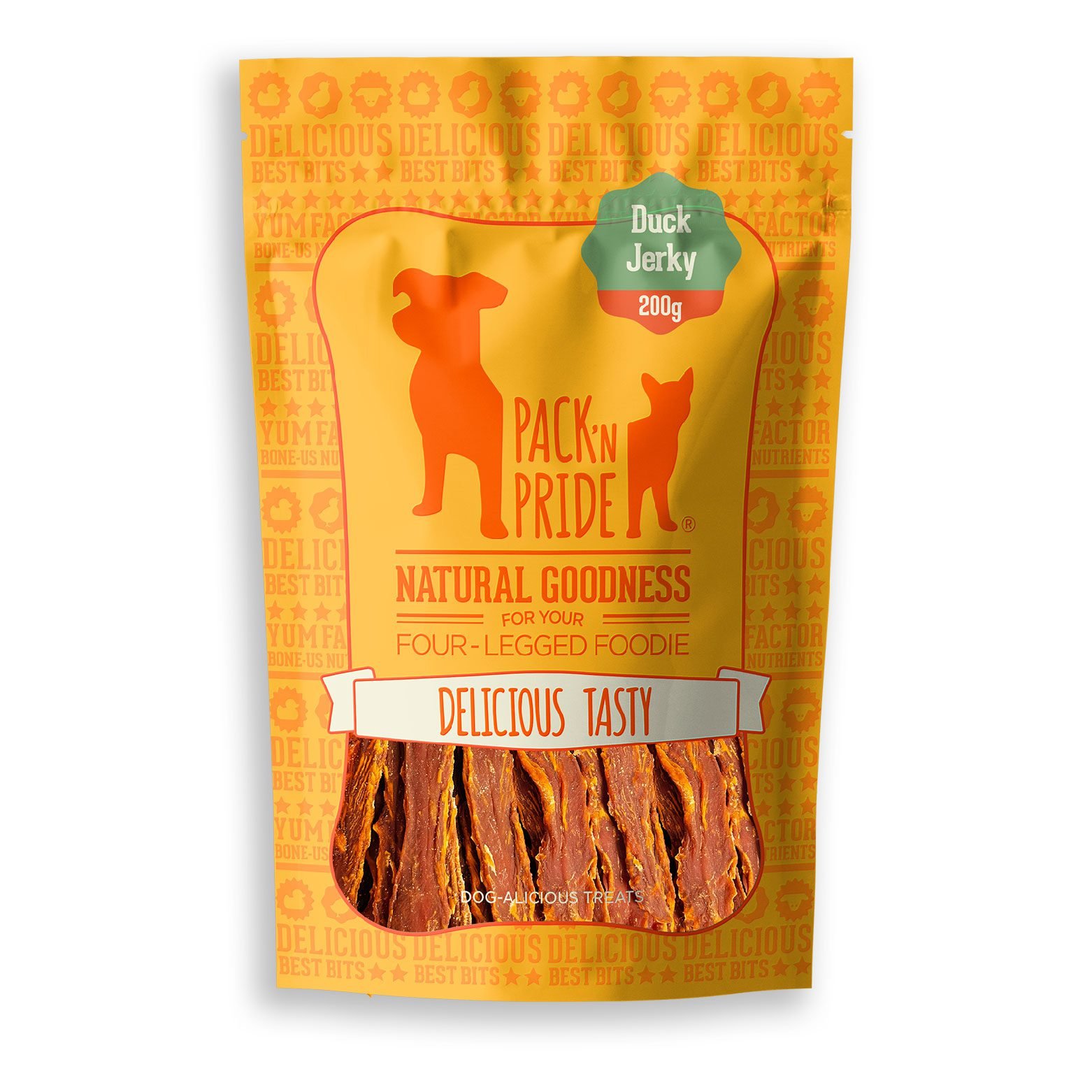 PACK'N PRIDE Dog Treats Duck Breast Jerky 200g
