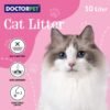 DOCTORPET Baby Powder Scented Clumping MICRO Bentonite Cat Litter 10L - Image 2