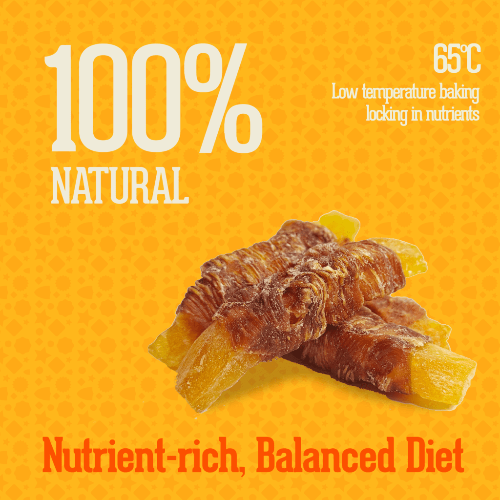 PACK'N PRIDE Chewy Dog Treats Chicken and Sweet Potato 320g - Image 3