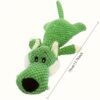 GREEN WOLF Squeaky Plush Toy - Image 2