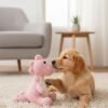 PINK DRAGON Squeaky Plush Toy - Image 3