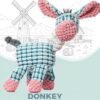 BLUE DONKEY Squeaky Plush Toy - Image 2