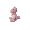 PINK DRAGON Squeaky Plush Toy