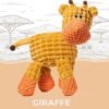 ORANGE GIRAFFE Squeaky Plush Toy - Image 2