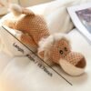 BROWN LION Squeaky Plush Toy - Image 2