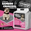 Fat Pawz Bamboo Charcoal Pet Pee Pads 60x60 Large (40 Pack)